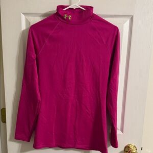 Under Armour Women's Fuchsia Long Sleeve cold gear tee